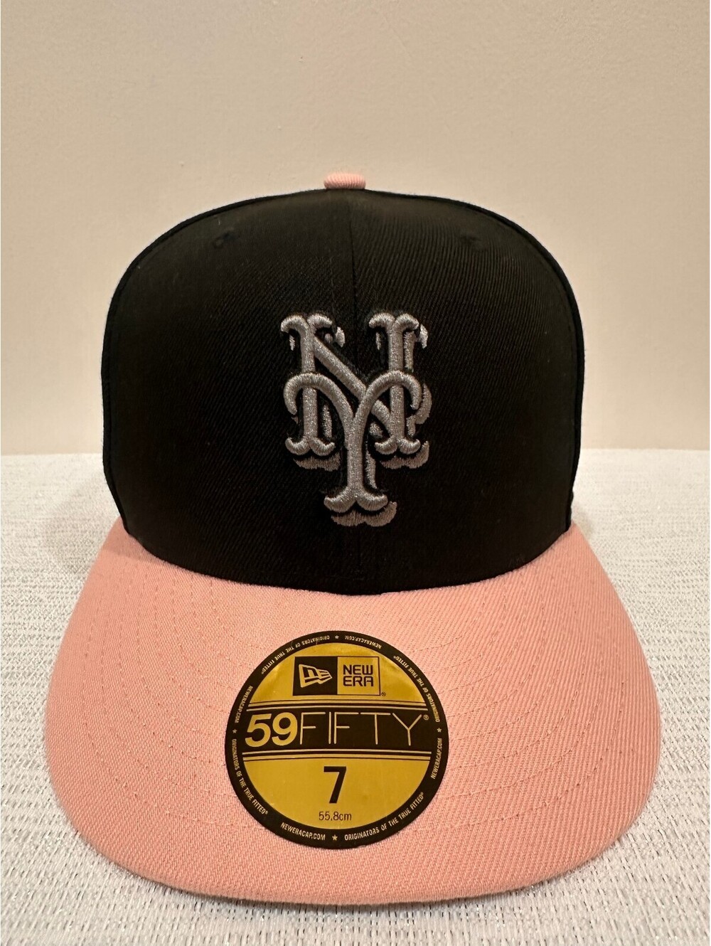 New Era 59FIFTY Cooperstown New York Mets Fitted Hat Size 7